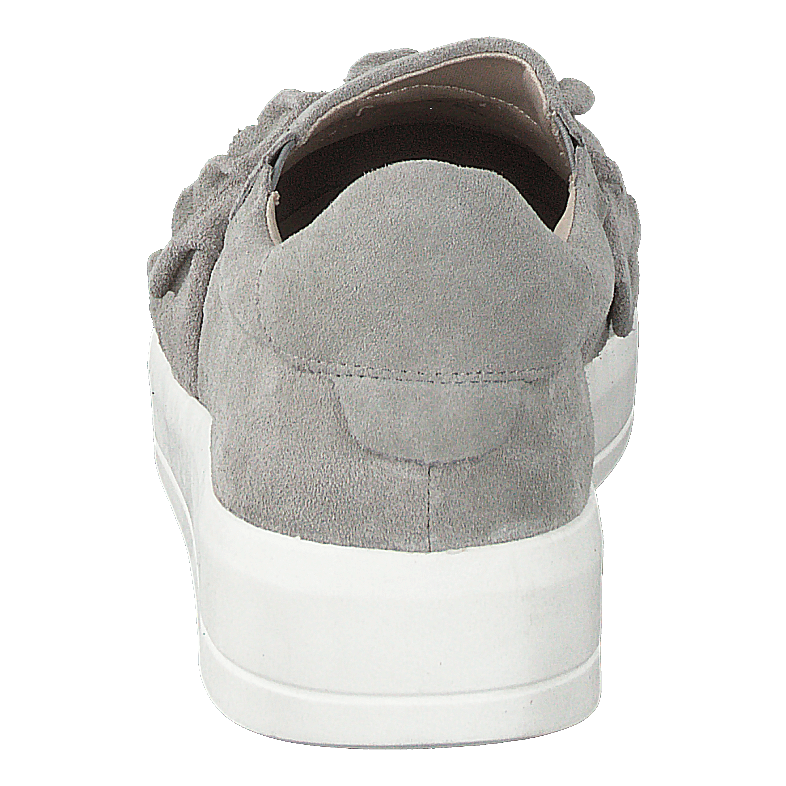 Betina Suede Frill Shoe 151 - Light Grey 1