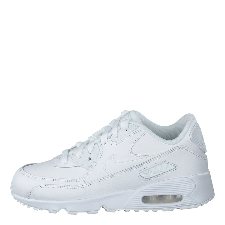 Boys Air Max 90 Leather Little Kids White white