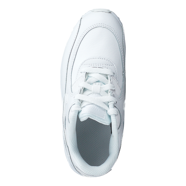 Boys' Air Max 90 Leather (td) White/white