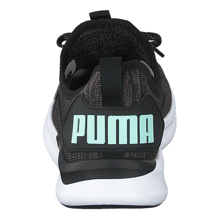 Ignite Flash Evoknit Sr Wn's Puma Black-charcoal Gray-aqua
