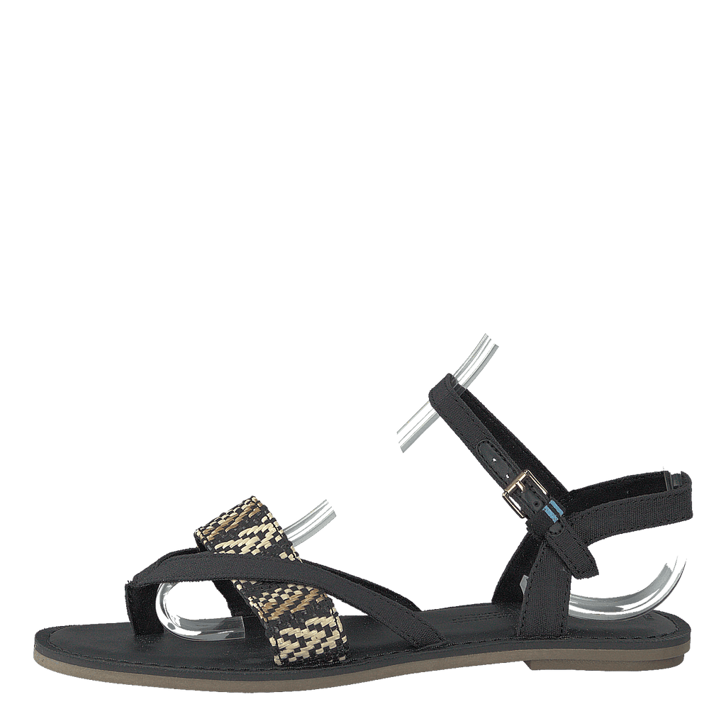 Toms Black Canvas Geometric Woven Black – Heppo.com