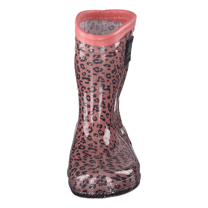 Rubber Boot Baby Leopard - Pink