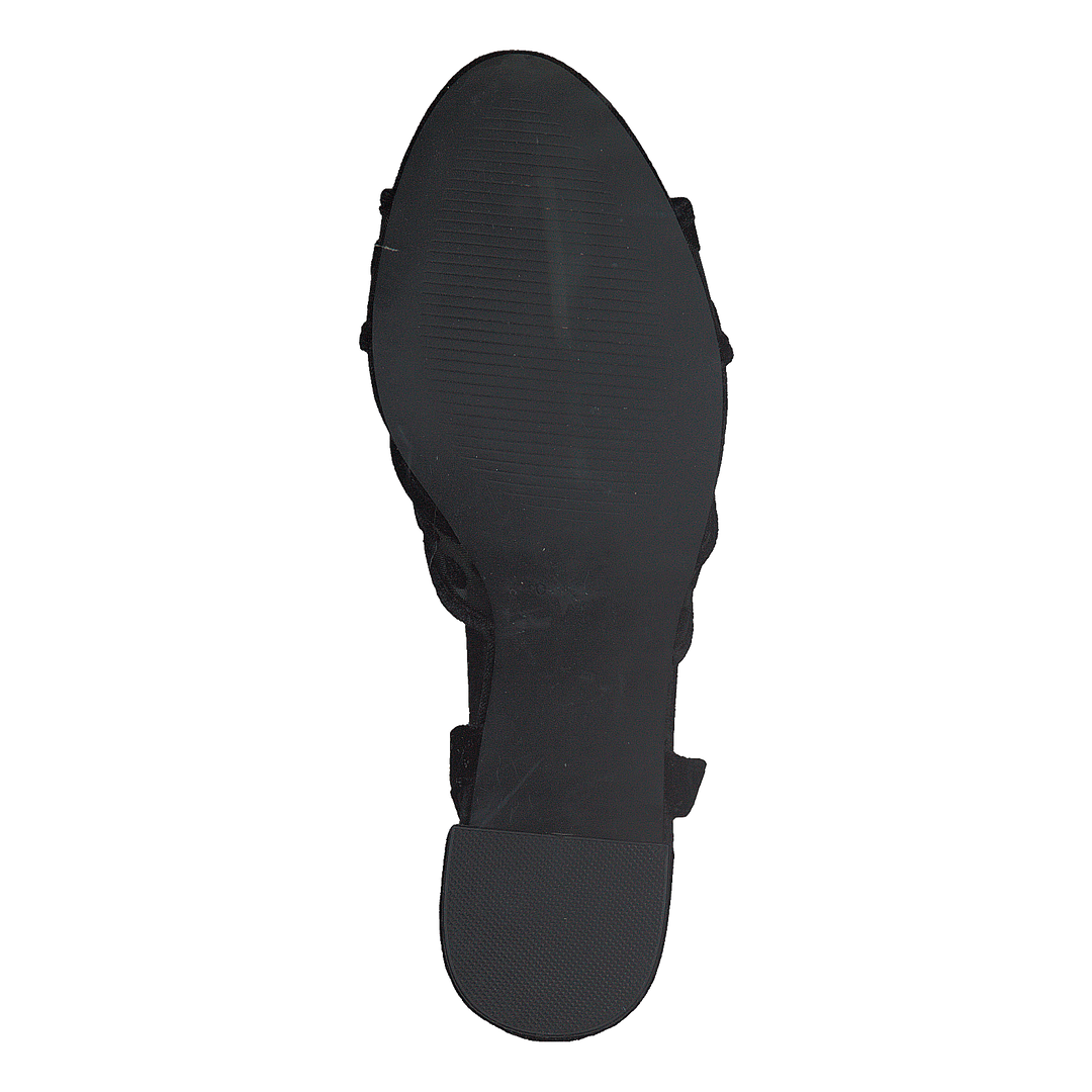 Cali Velour Dots Sandal 104 - Black 4