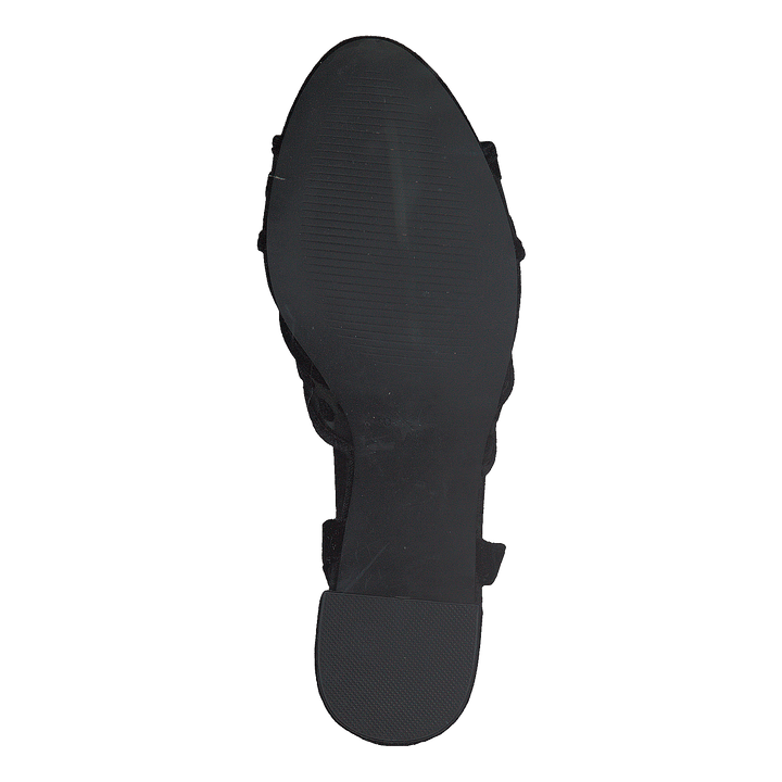 Cali Velour Dots Sandal 104 - Black 4