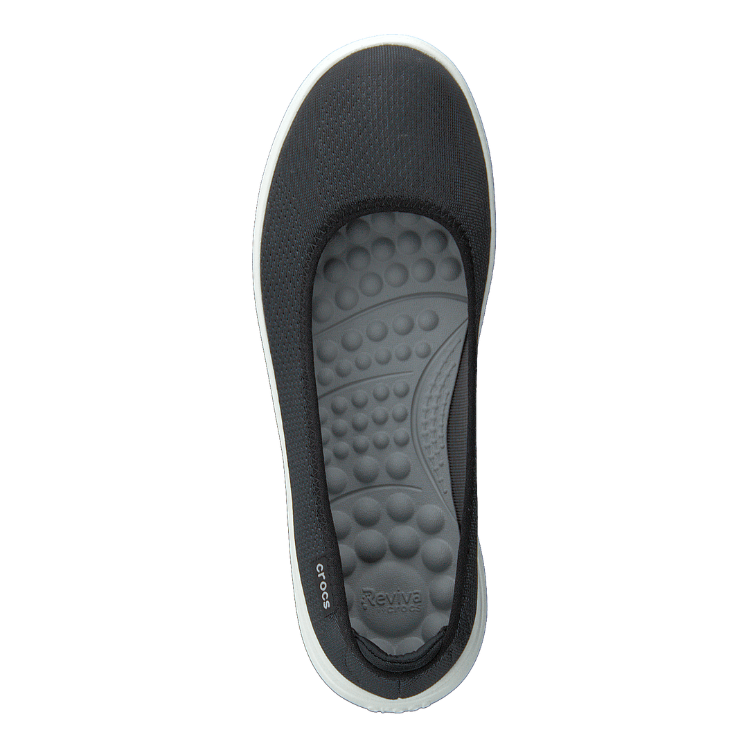 Crocs Reviva Flat W Black/white