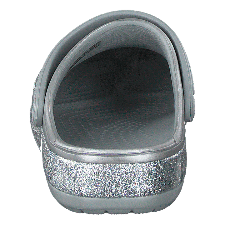 Crocband Glitter Clog K Silver