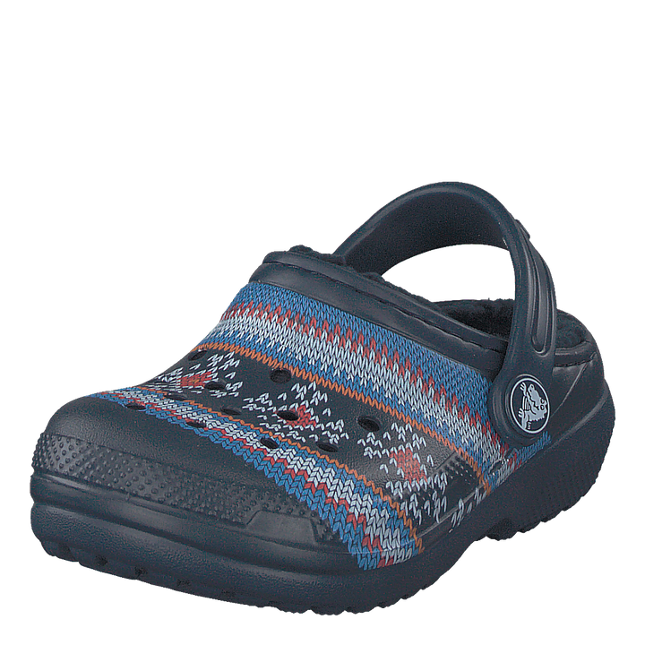 Classic Printed Lined Clog K Navy