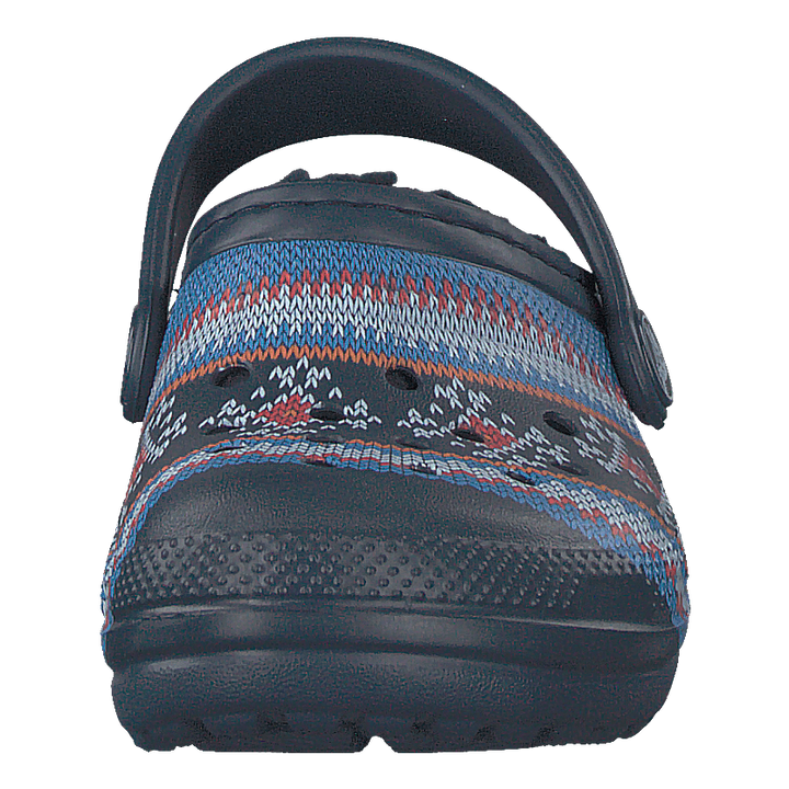 Classic Printed Lined Clog K Navy