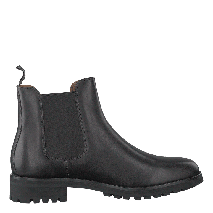 Bryson Leather Chelsea Boot Black