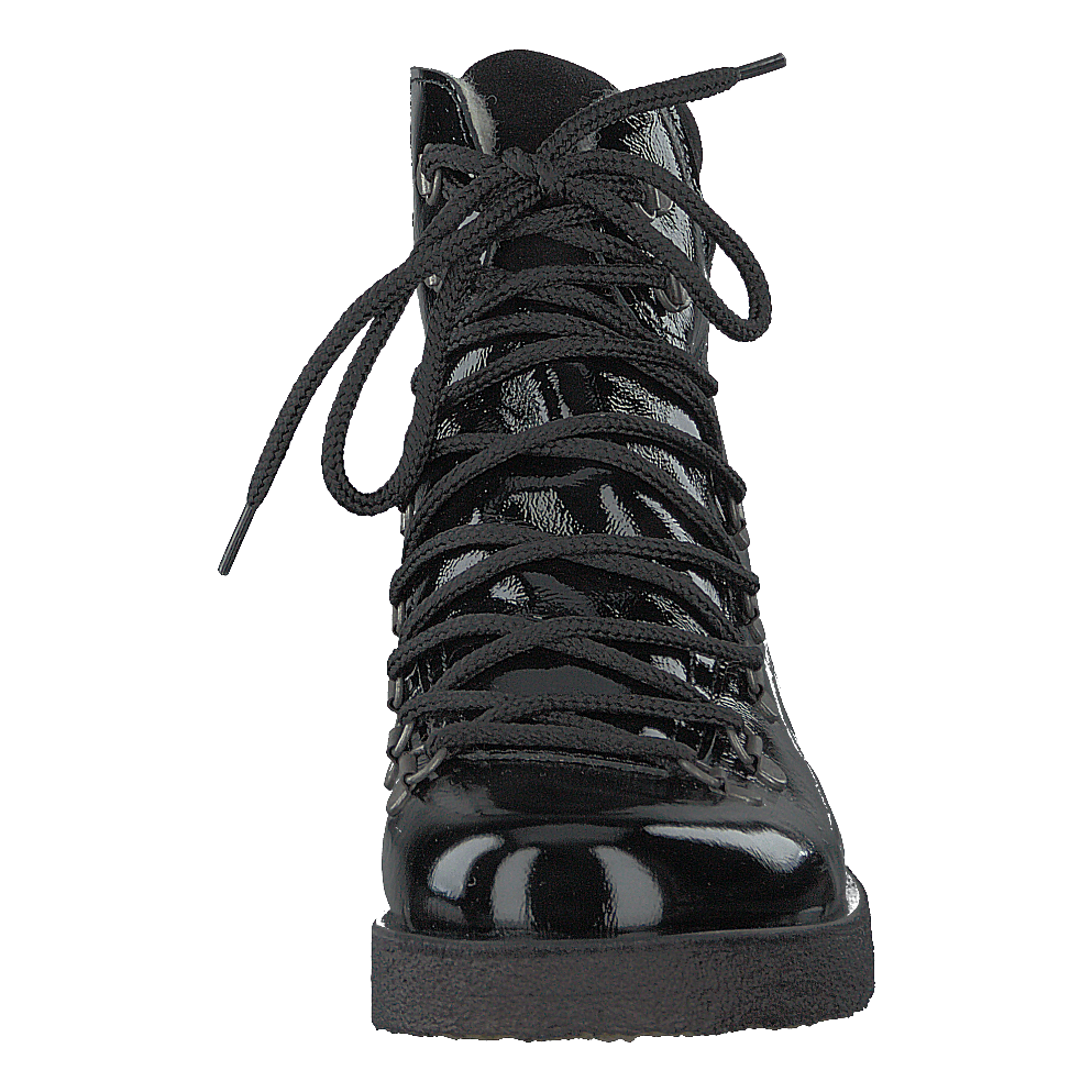 Boot With Laces And D-rings Black / Black