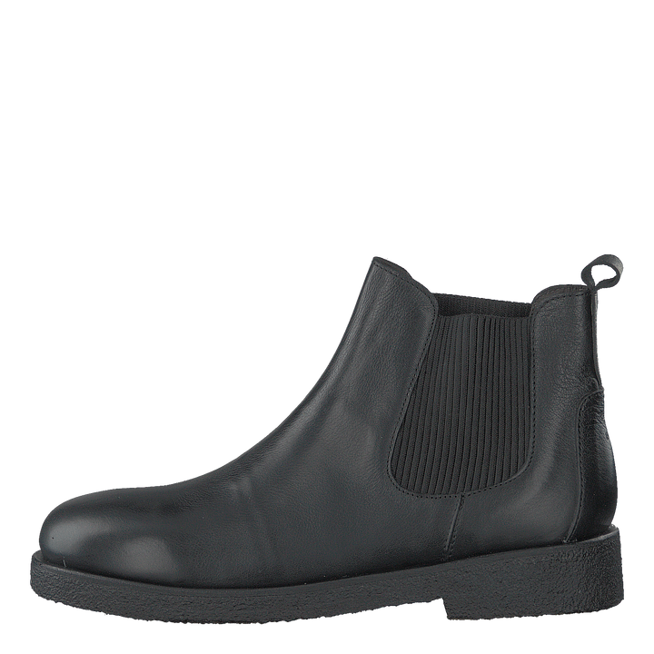 Chelsea Boot With Chunky Sole Black/black