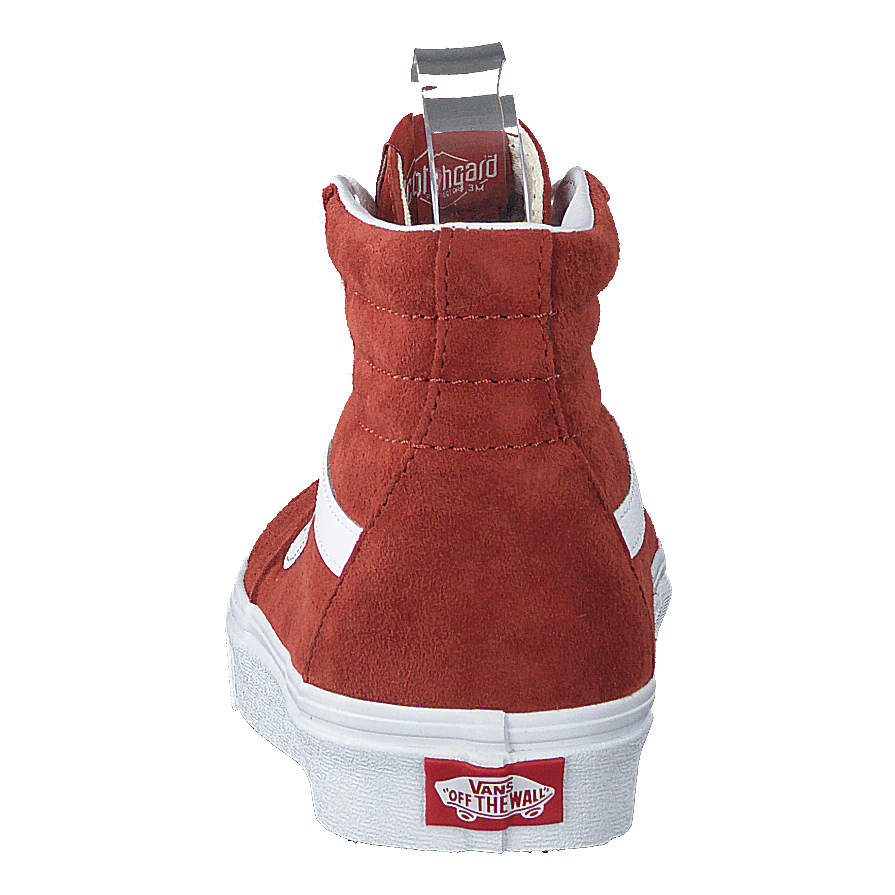 Ua Sk8 hi suede Brick true White