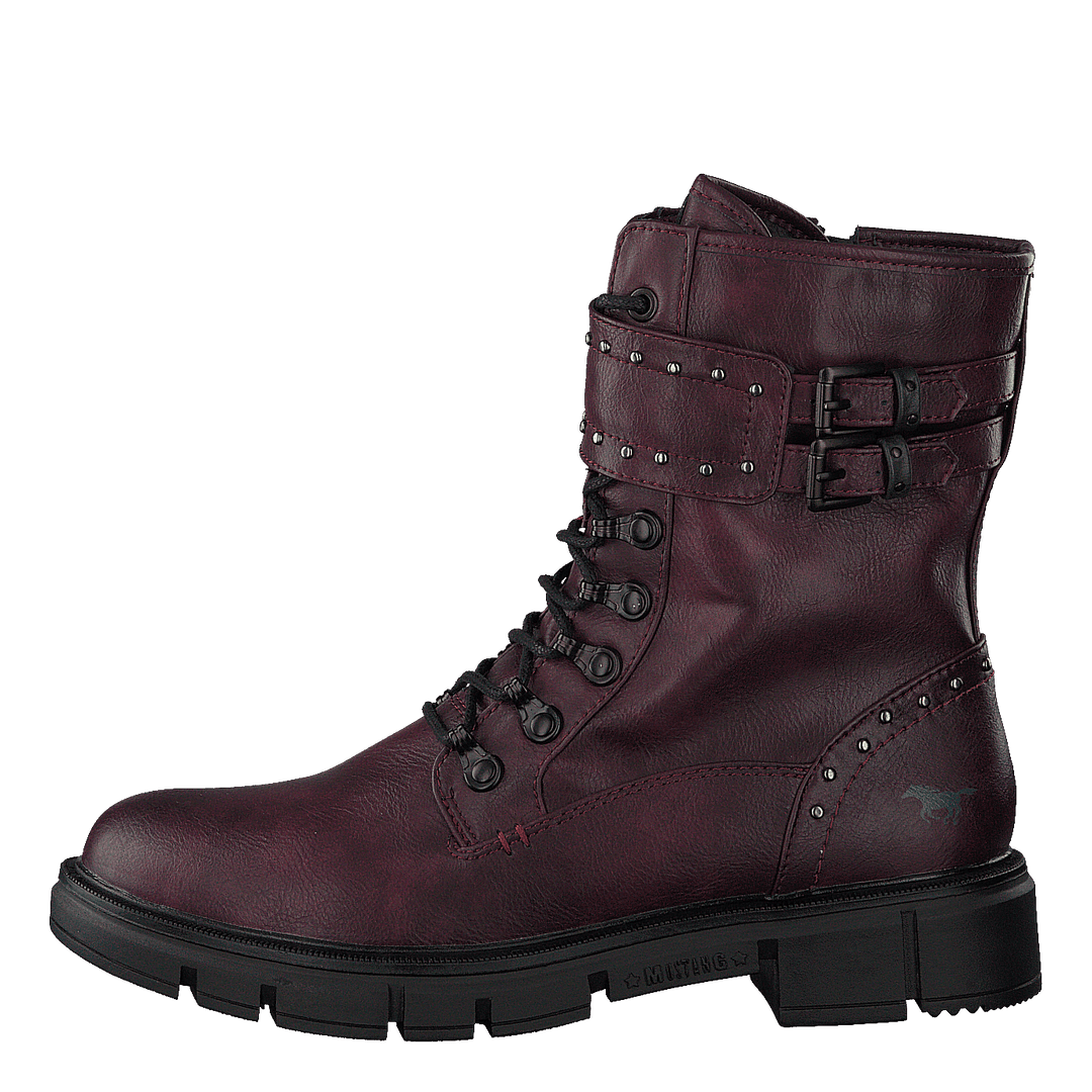 Biker Boots Mustang Gummistiefel Damen Mustang Stiefel Rot MUSTANG