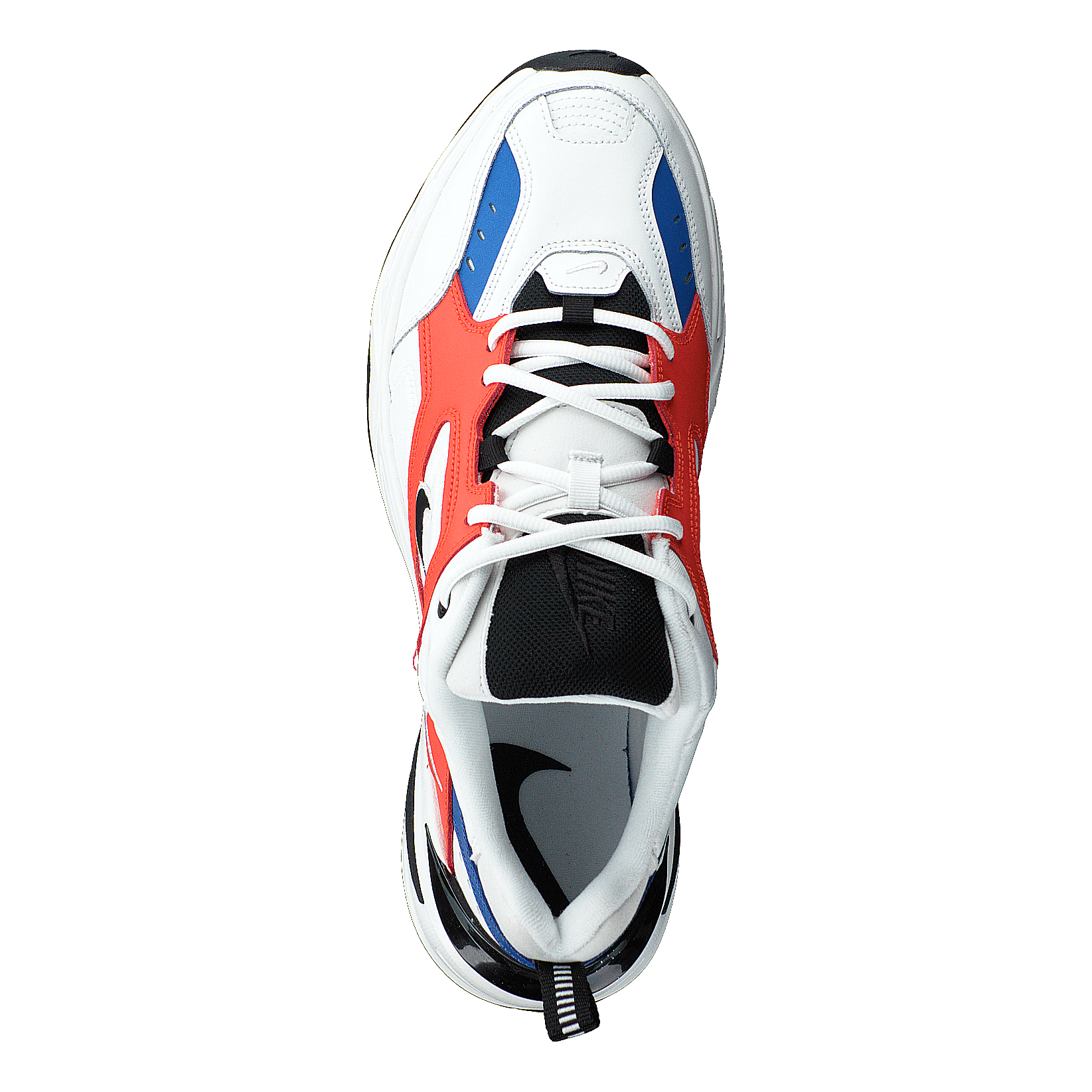nike m2k tekno white black orange
