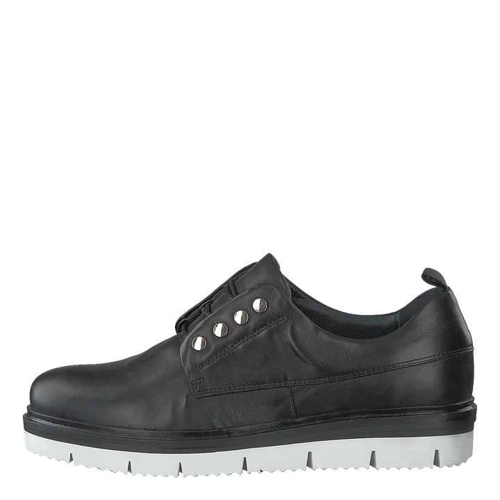 Biastella Leather Laced Shoe Black