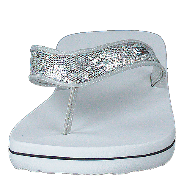 Glitter Thongs White