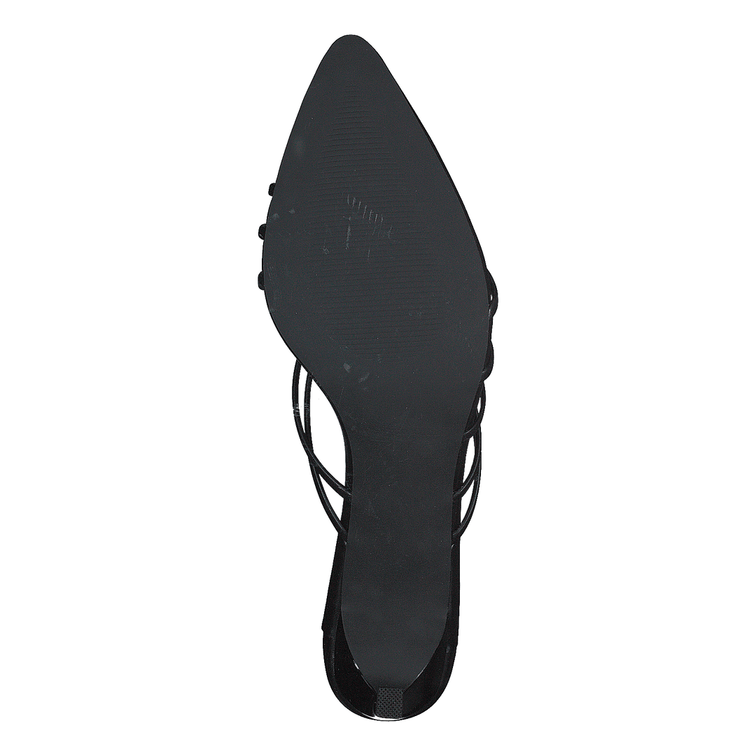 Strappy Pointy Sandals Black - Heppo.com