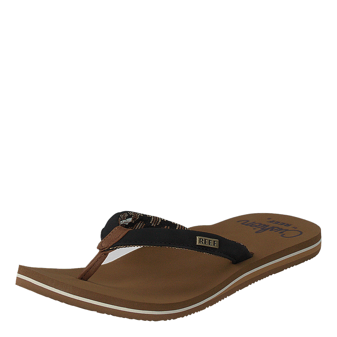 Reef Cushion Sands Black/tan