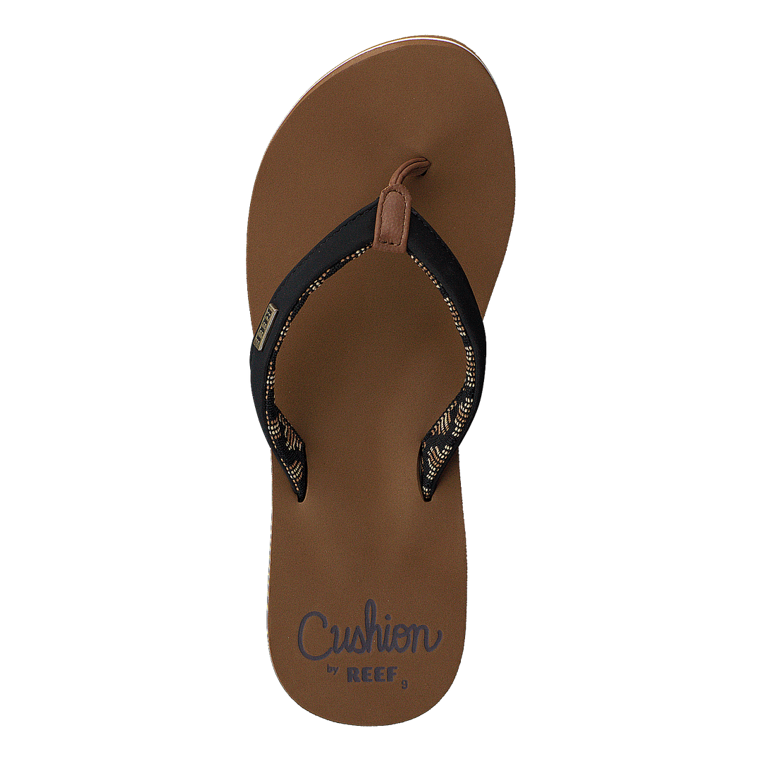 Reef Cushion Sands Black/tan