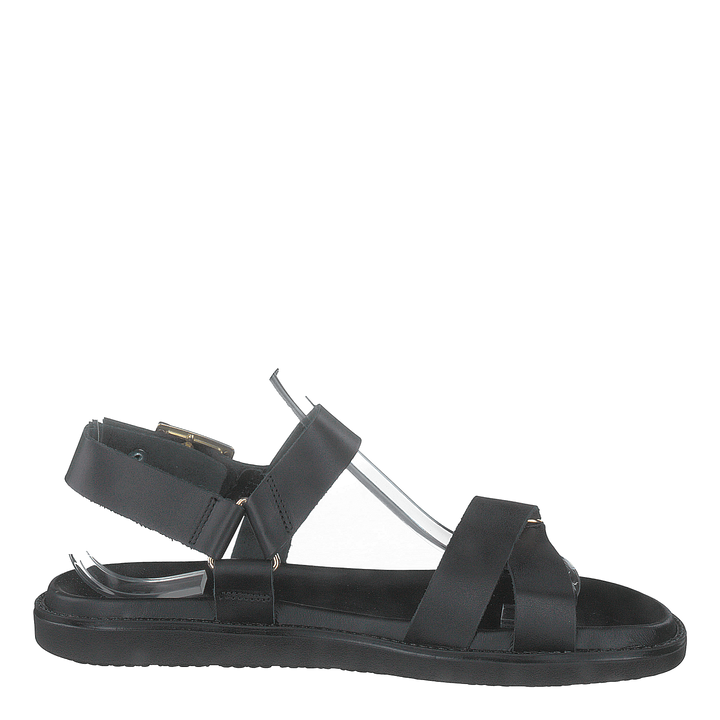 Biadebbie Leather Strap Sandal 100 Black