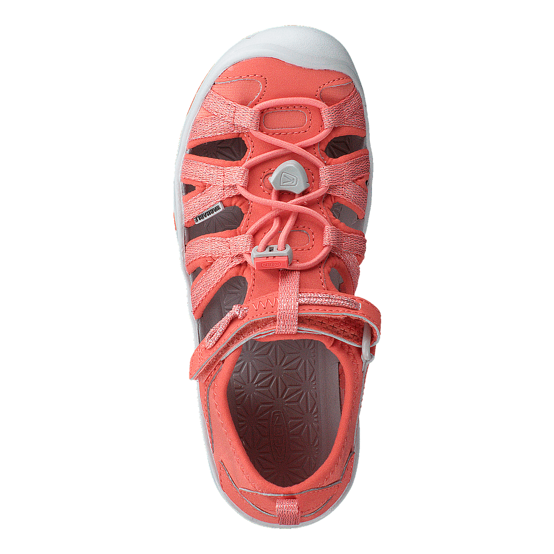 Moxie Sandal Children Coral/vapor