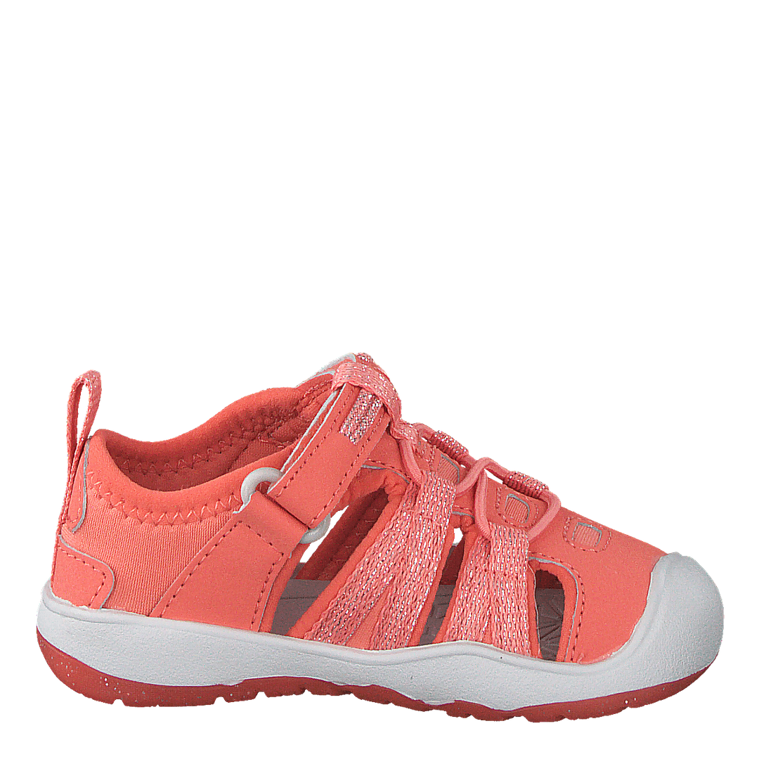 Moxie Sandal Tots Coral/vapor