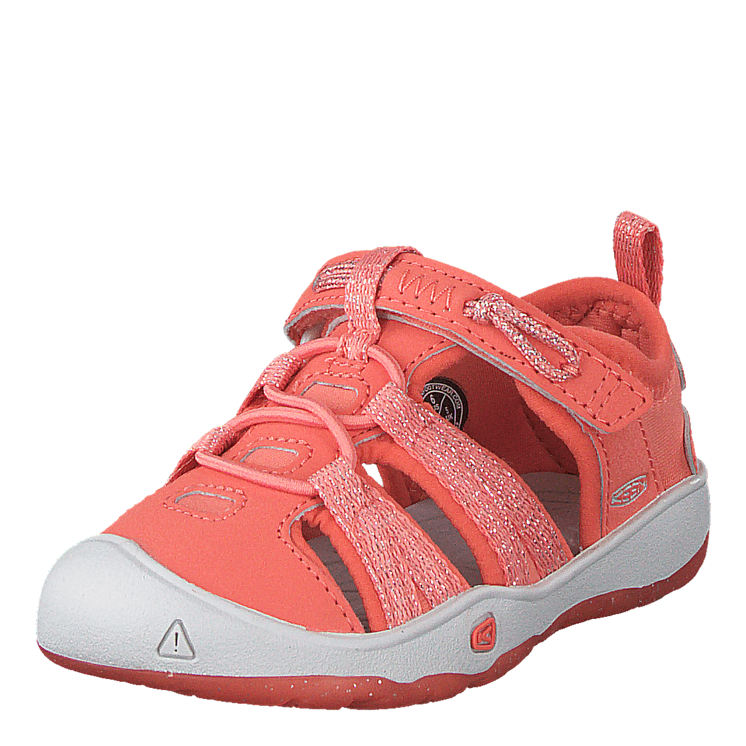 Moxie Sandal Tots Coral/vapor