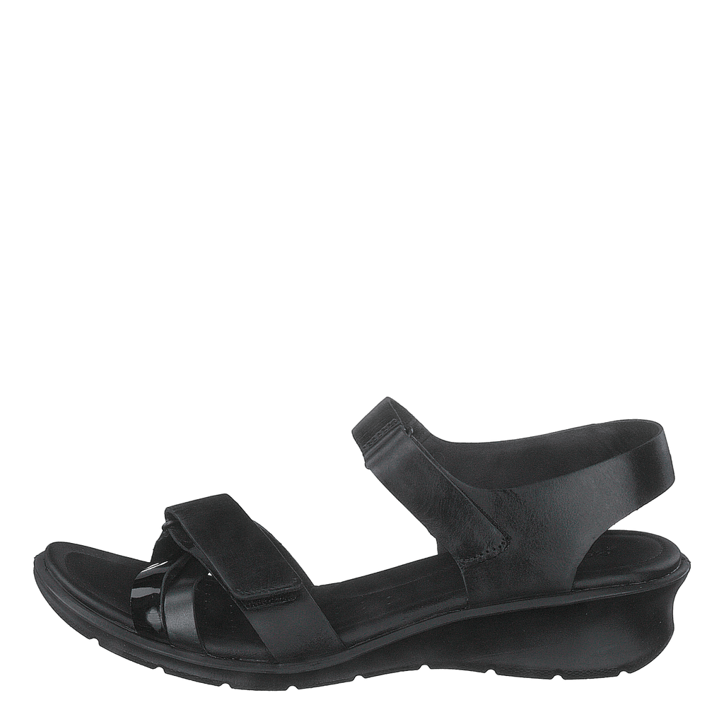 Ecco black sandals sale hotsell