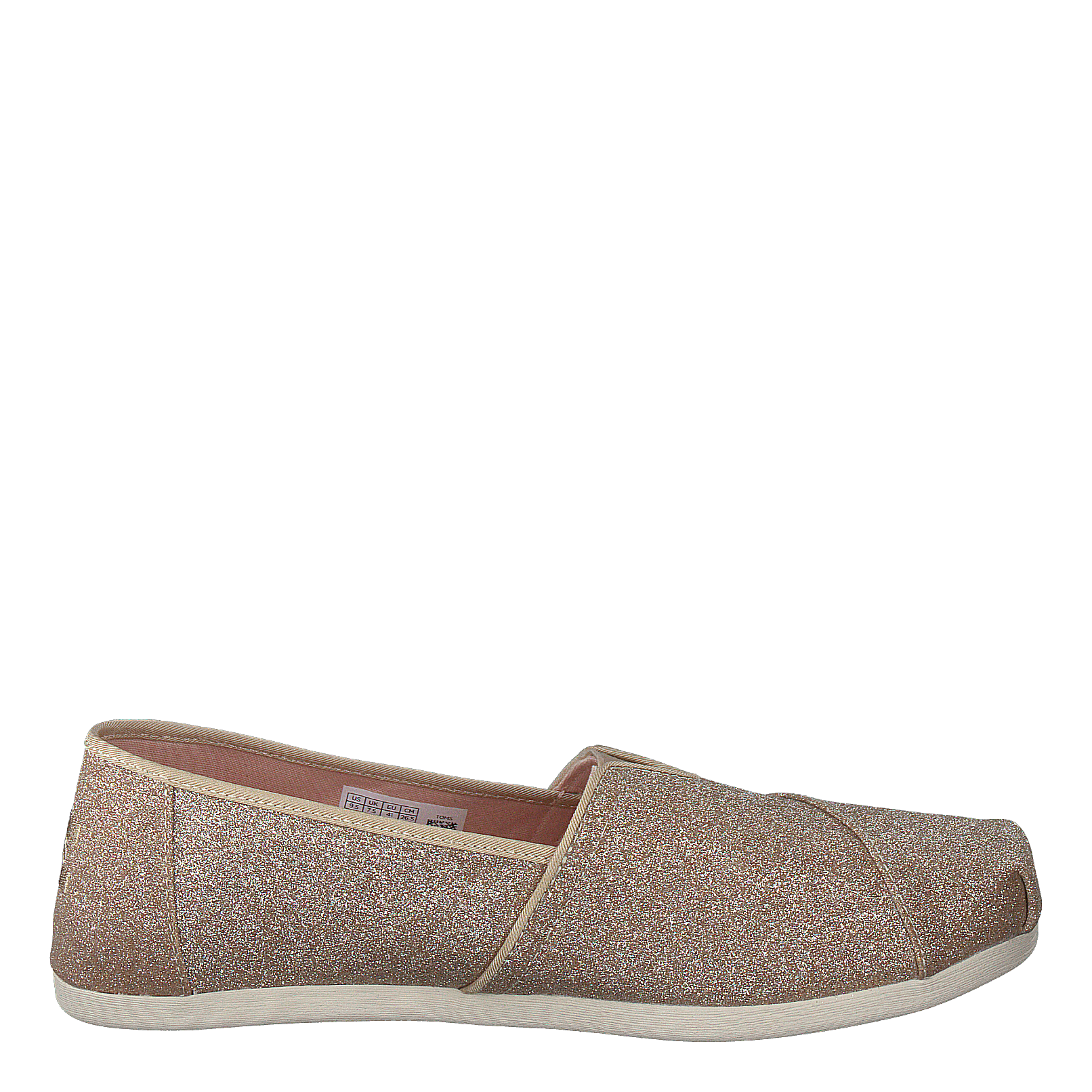 rose gold glimmer toms