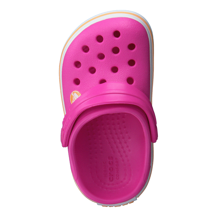 Crocband Clog Kids Electric Pink/Cantaloupe