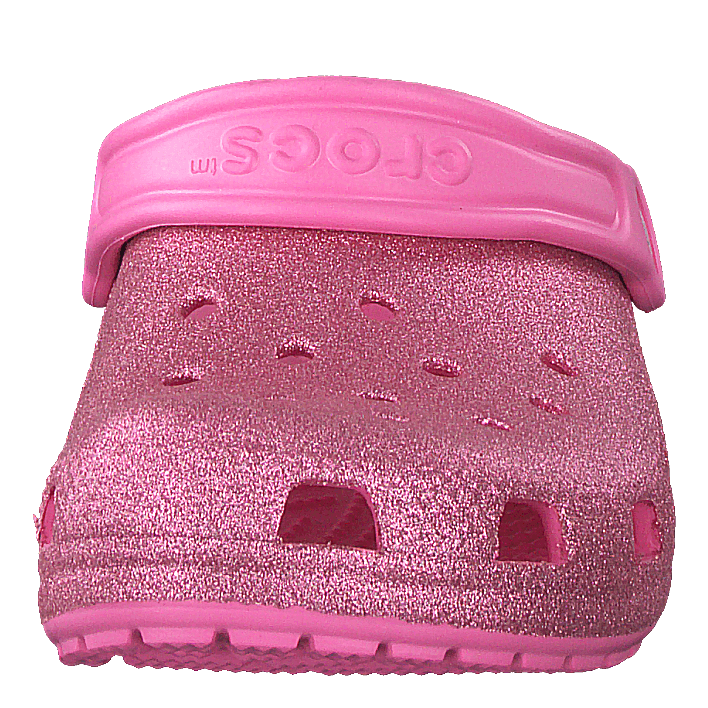 Classic Glitter Clog Kids Pink Lemonade