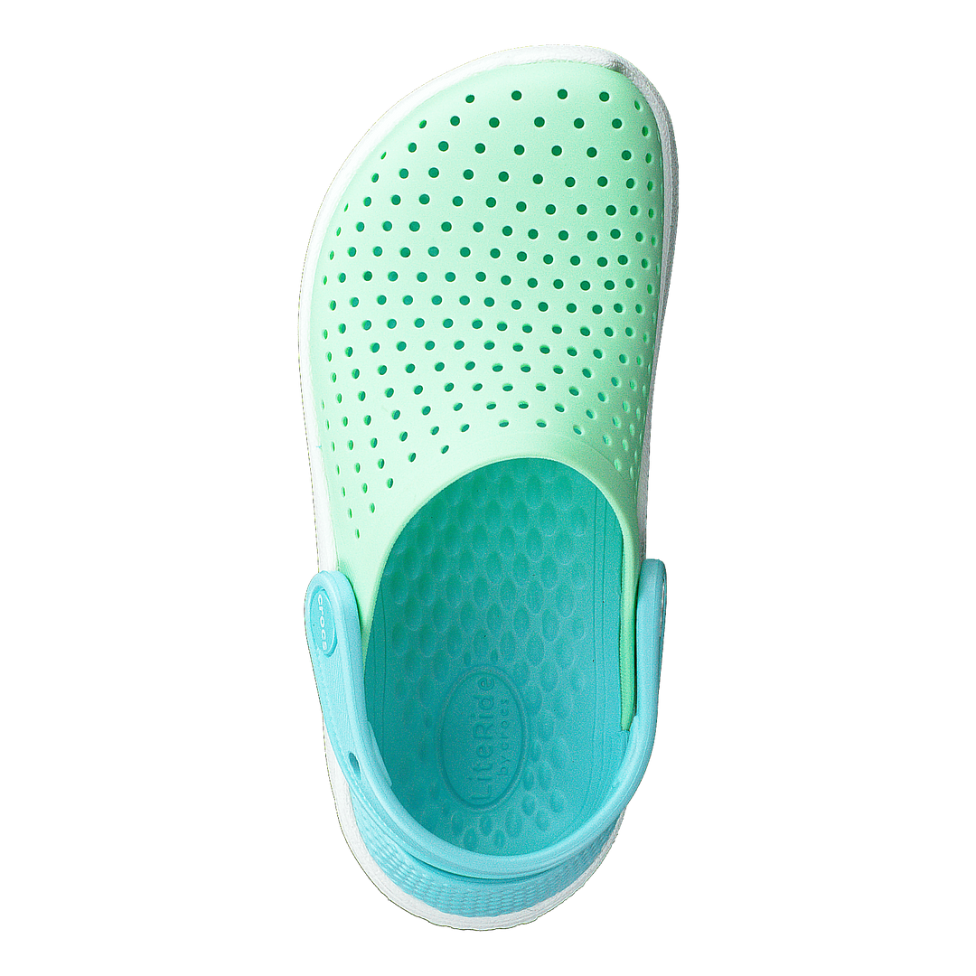 Literide Clog K Neo Mint/white