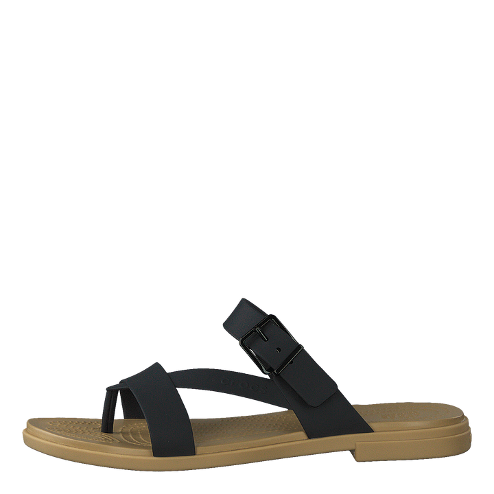 Crocs Tulum Toe Post Sandal W Black/tan