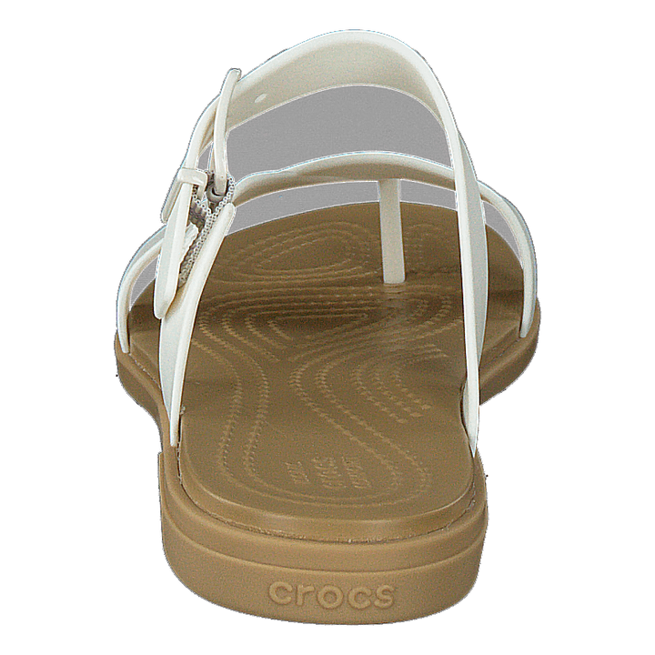 Crocs Tulum Toe Post Sandal W Oyster/tan