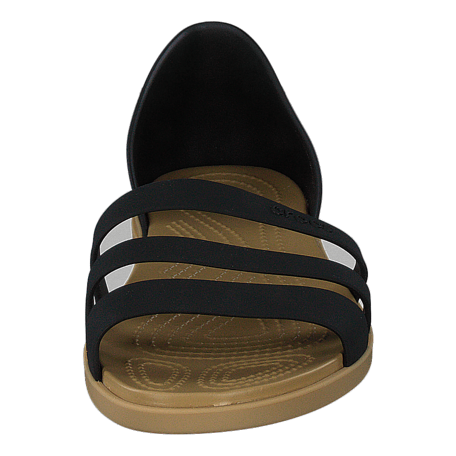 Crocs Tulum Open Flat W Black/tan