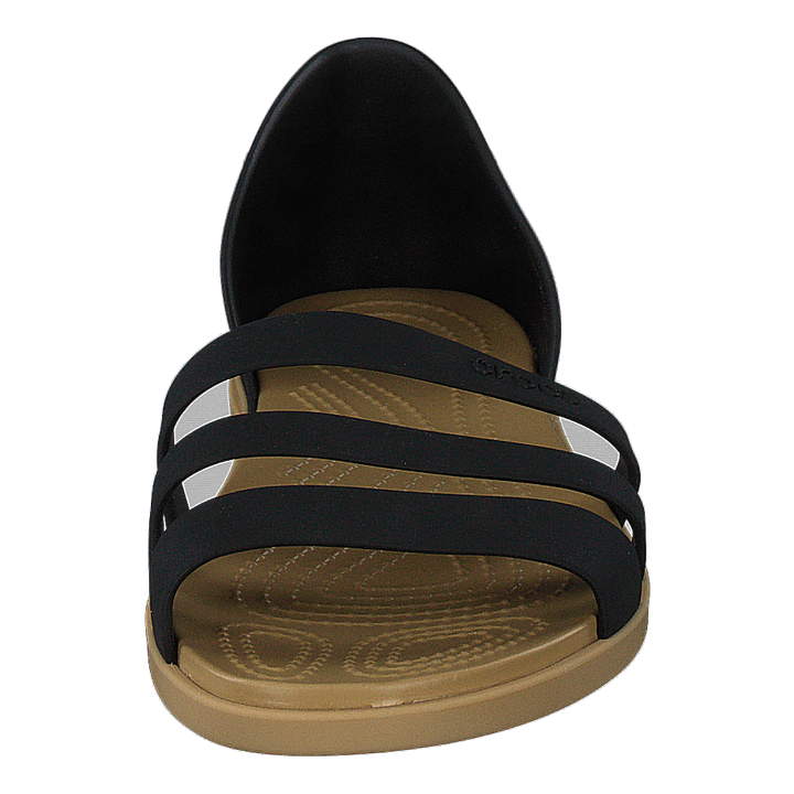 Crocs Tulum Open Flat W Black/tan