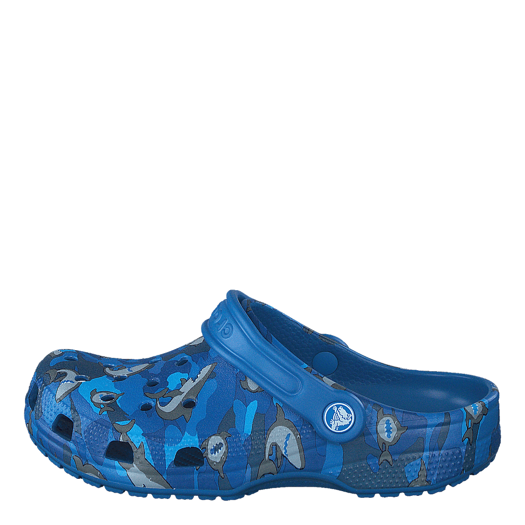 Crocs Classic Shark Clog Kids Prep Blue Heppo