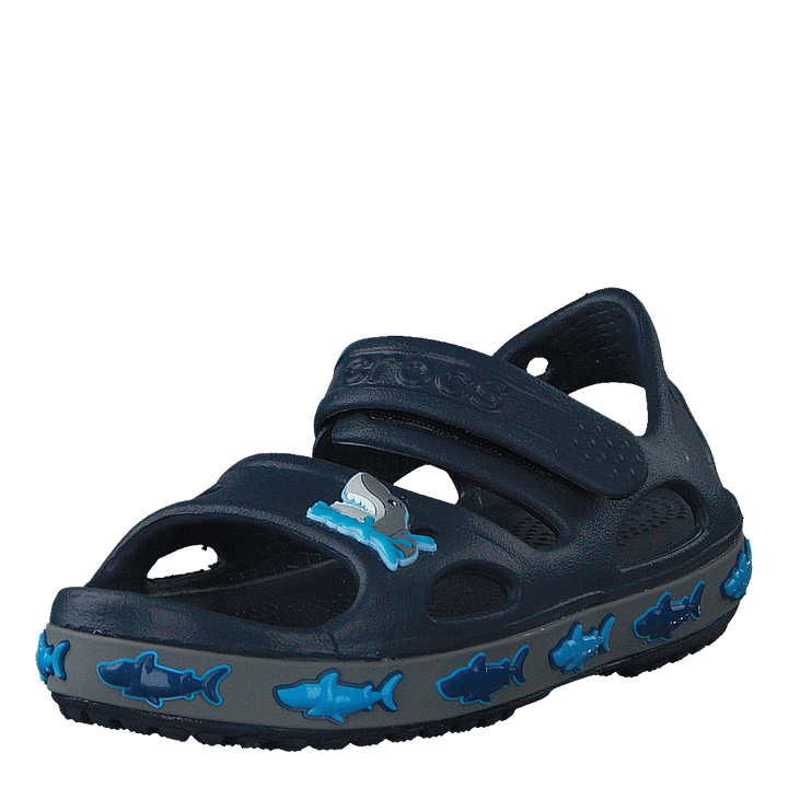 Crocs Fl Shark Band Sandal B Navy