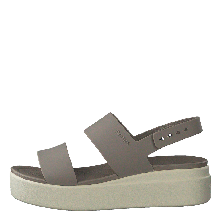 Crocs Brooklyn Low Wedge W Mushroom/stucco