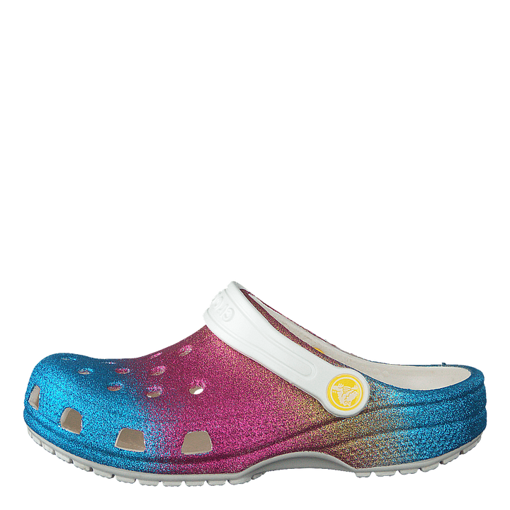 Crocs Classic Ombre Glitter Clog K Oyster multi Heppo