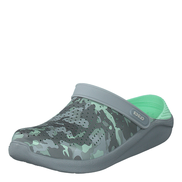 Literide Printed Camo Clog Neo Mint/light Grey