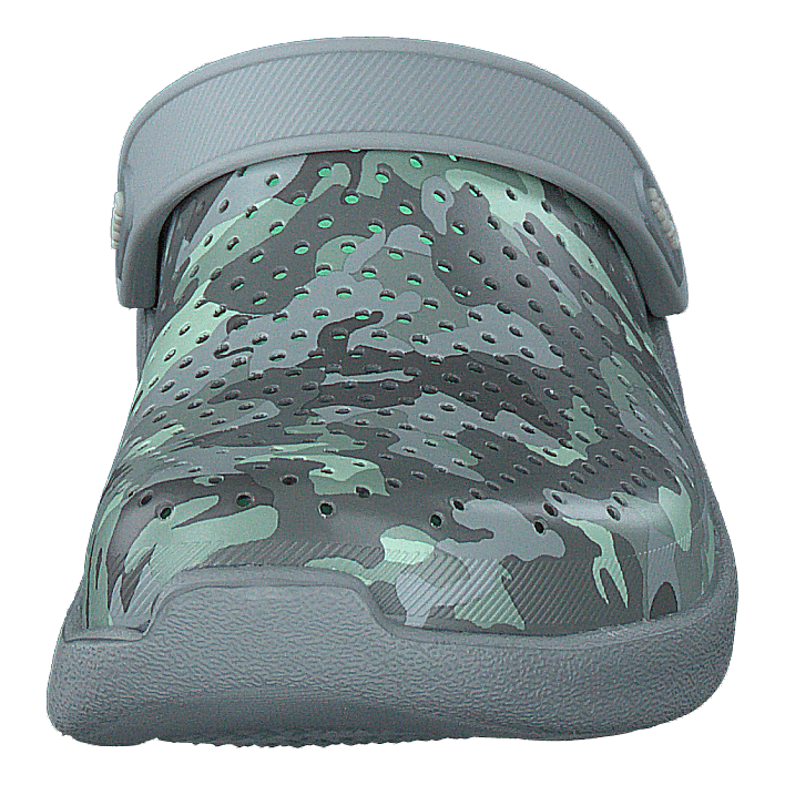 Literide Printed Camo Clog Neo Mint/light Grey