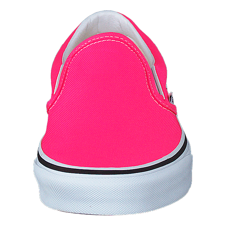 Ua Classic Slip-on (neon) Knockout Pink/true Whit