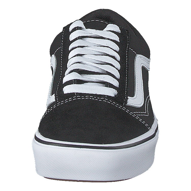 Black vans with white on sale
