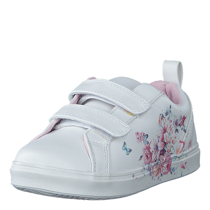 Veronica White 01 Flower Sneaker