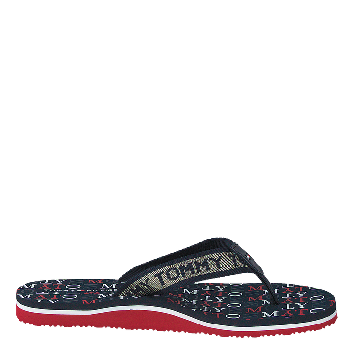 Tommy Metallic Flat Beach Sand Rwb 0kp