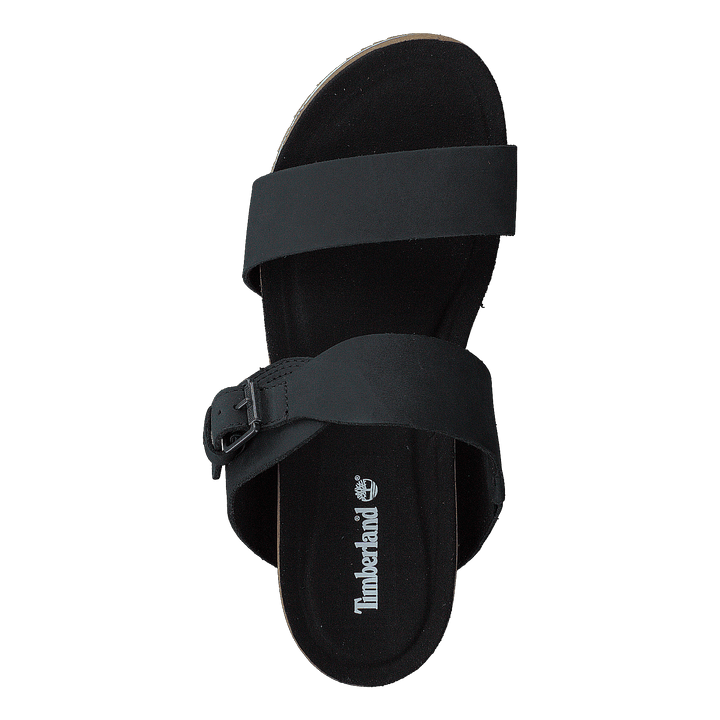 Malibu Waves 2 Band Slide Jet Black