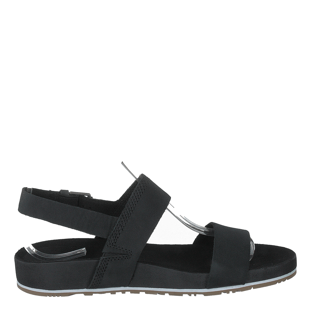 Malibu Waves 2 Band Sandal Black