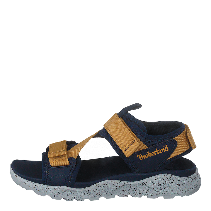 Ripcord 2 Strap Sandal Black Iris