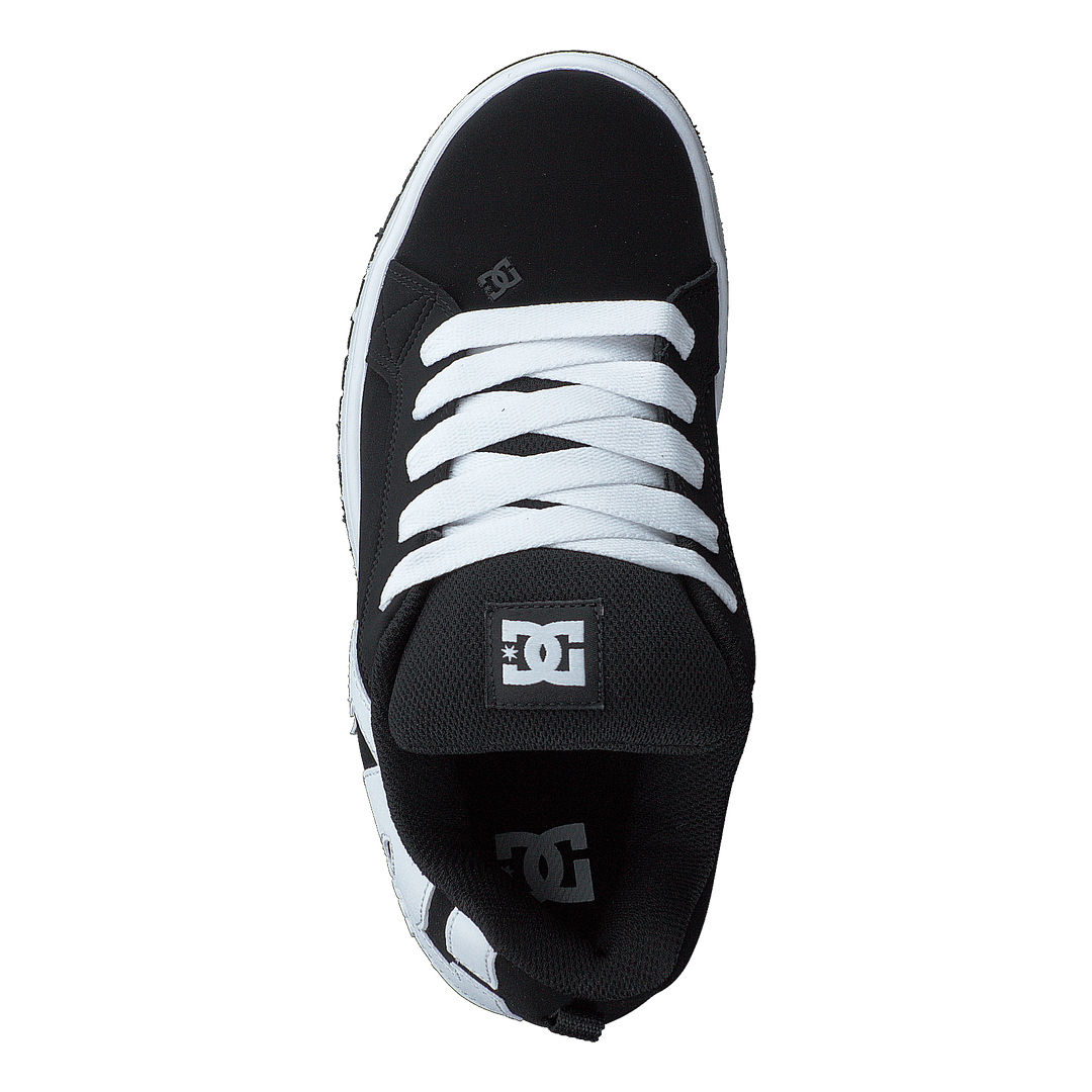 DC Shoes Court Graffik Black white Heppo